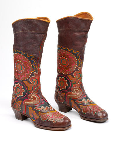 Boots worn by Alicia Markova in Prince Igor.