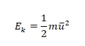 kinetic energy formula