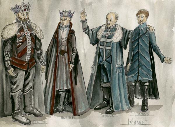 The design for their costume can be depicted.