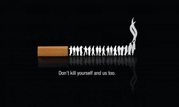 An effective anti-smoking advert.