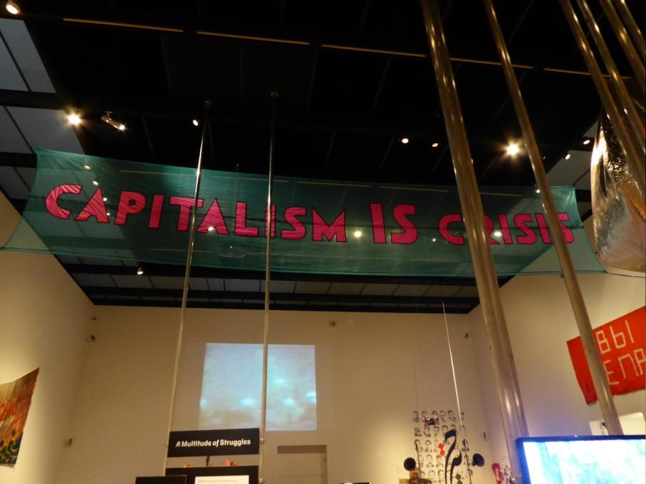 A work from Disobedient Objects Exhibition In Victoria and Albert Museum