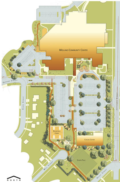 Midland Community Center layout