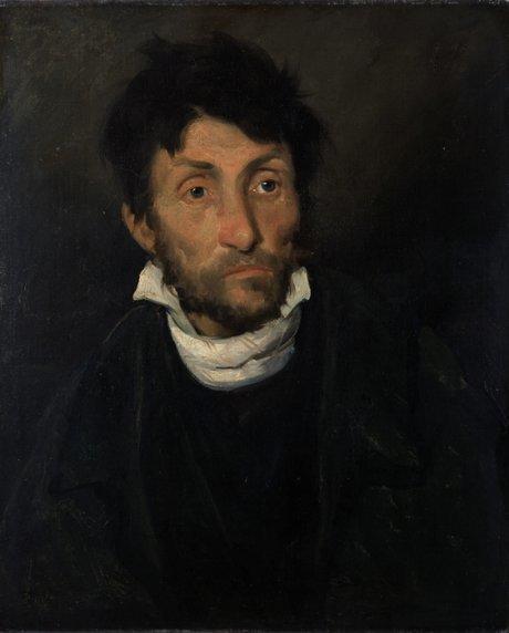 Théodore Géricault, Portrait of a Kleptomaniac, ca. 1820-1824