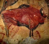 Painting of a Bison, approximately 28000 BCE.