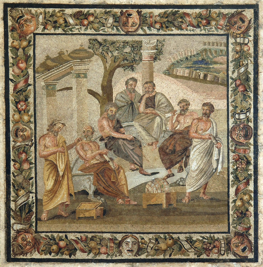 Plato’s Academic (fresco found in Pompeii, the first century BCE). 