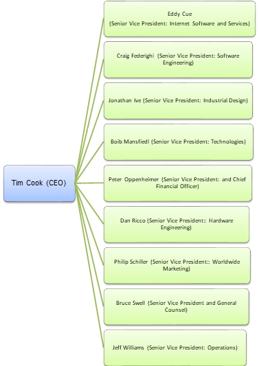Organizational Chart and Strategic Business Units: Spread Before Eyes.