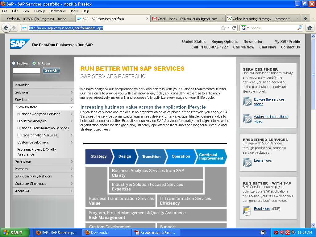 Run better with SAP services