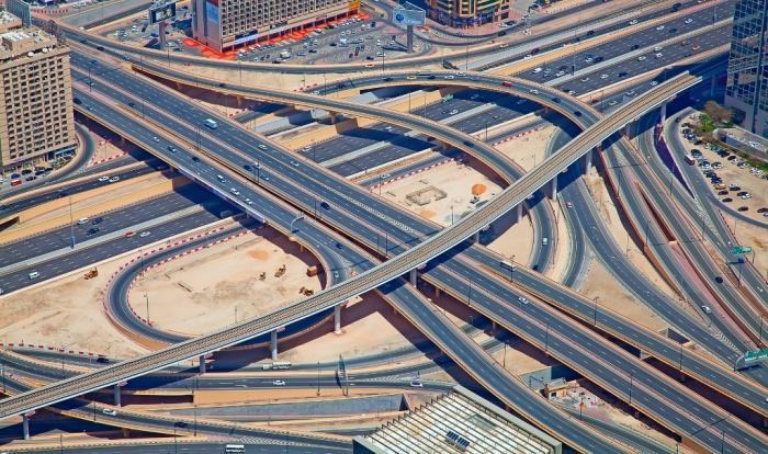 Road infrastructure in Dubai. Source (Hacklin et al 70)