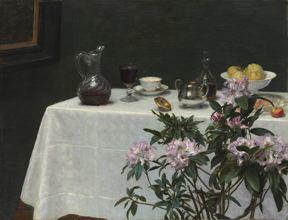 Henri Fantin-Latour, Still Life: Corner of a Table .