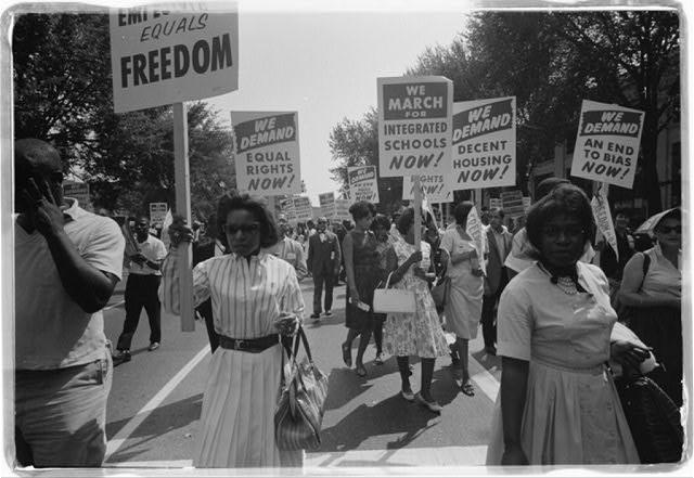 Civil Rights March in Washington, D.C., to support school desegregation (“Civil Rights March in Washington”).