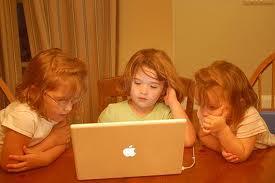 Western kids introduced to technology.