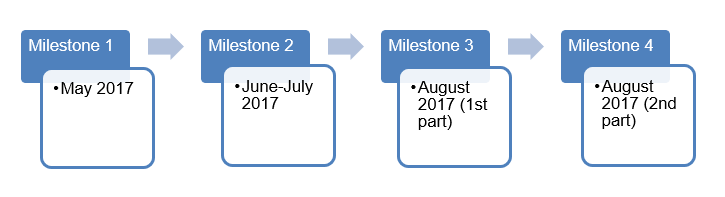 Graphic of Milestones
