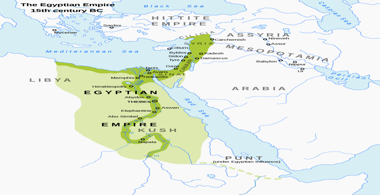 Illustration of the ancient Egyptian Empire