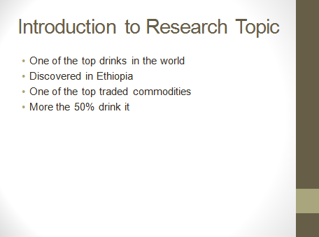 Introduction to research topic