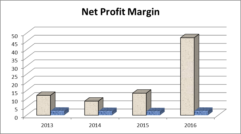 Net profit margin.