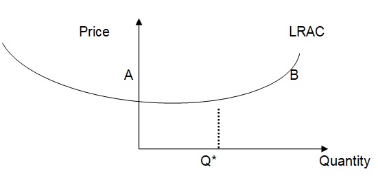 Long run average cost curves