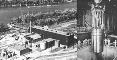 first commercial nuclear power plant in the world - Shippingport, United States, 1957 (Char & Csik 1987, p.21).