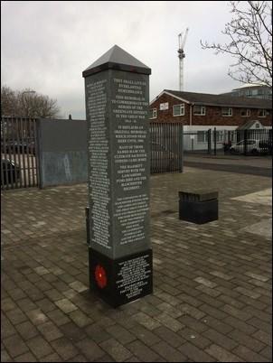 The memorial for First World War heroes in Salford.