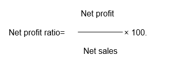Net profit ratio