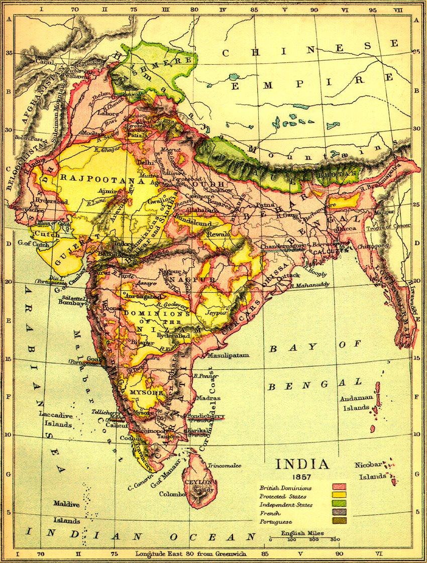India in 1857.