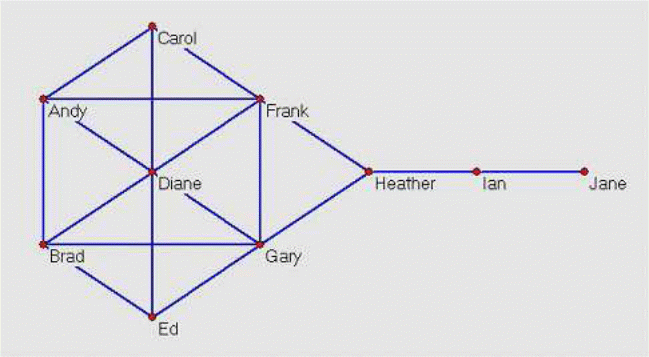 Kite structured network.