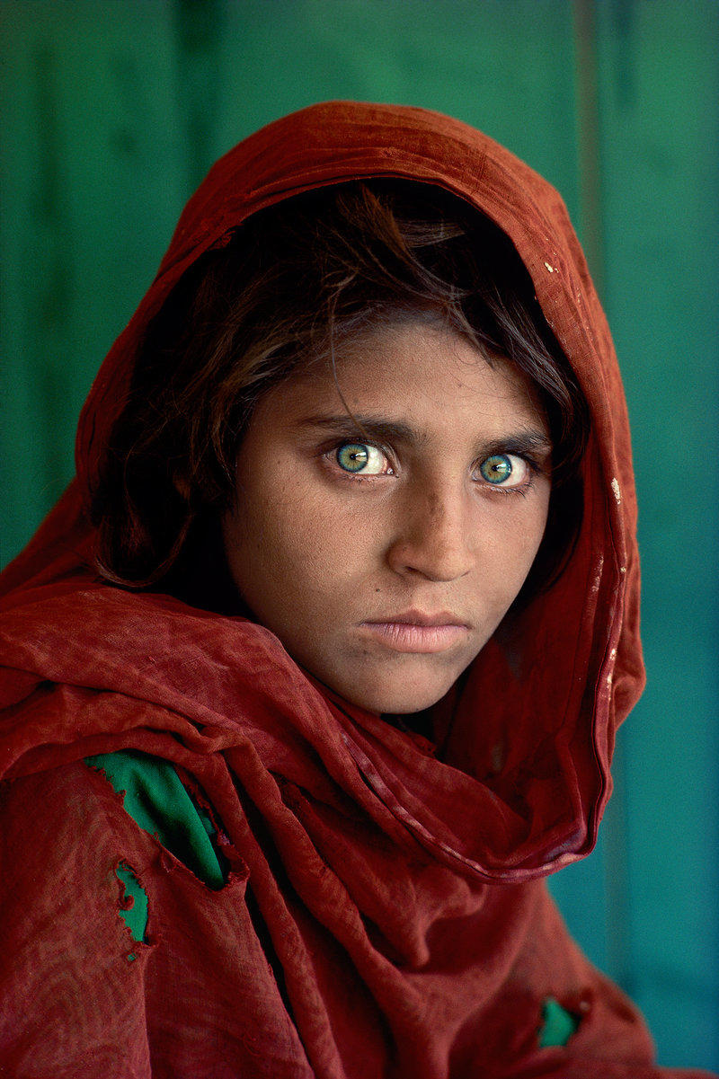 Afghan girl portrait.