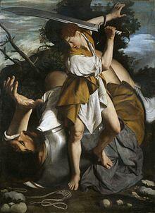 “David and Goliath” by Orazio Gentileschi.