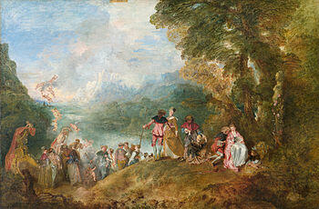 “The Pilgrimage to Cythera” by Jean-Antoine Watteau.