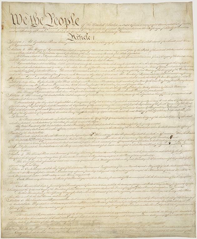 The constitution of the United States of 1776.