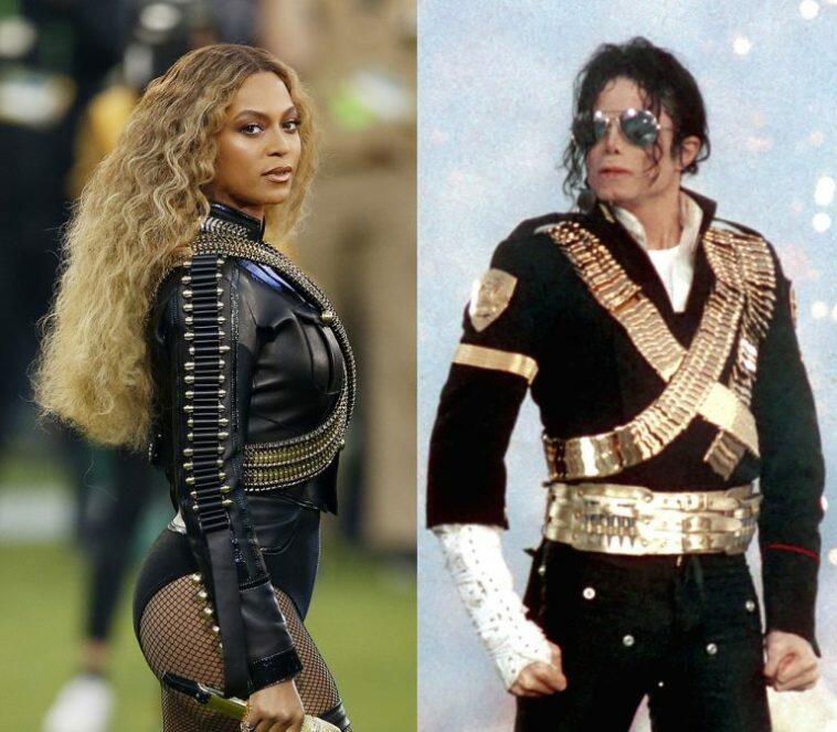 Beyoncé in Jackson-influenced costume