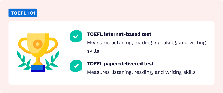 TOEFL iBT vs. TOEFL PBT.