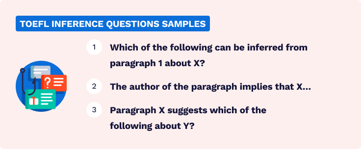 TOEFL Inference Questions.