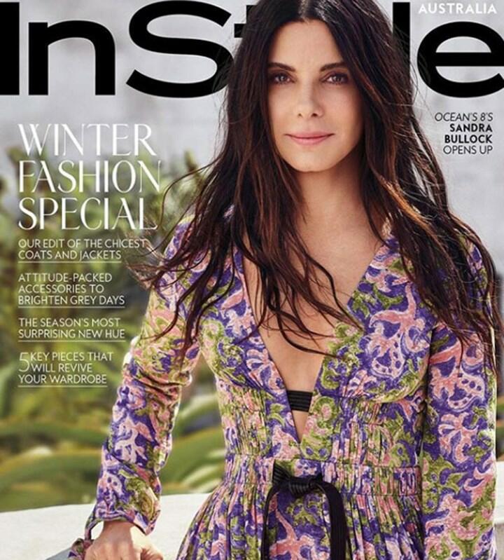 Photograph of Sandra Bullock for In Style.