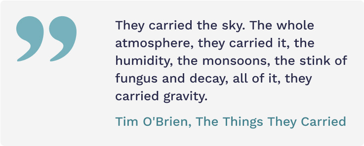 The Things They Carried Quote.