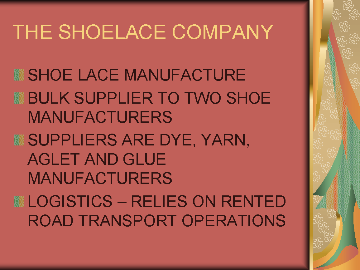 The shoelace company