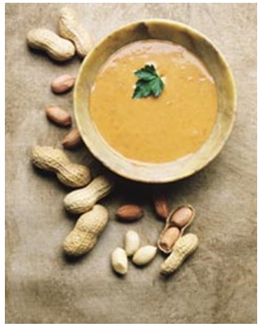 Soup made from peanuts