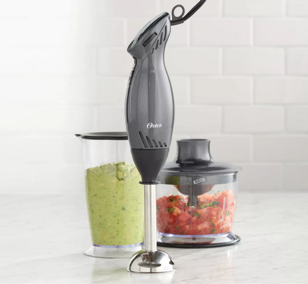  This food chopper and blender chops food quickly and protects your hands form cutting