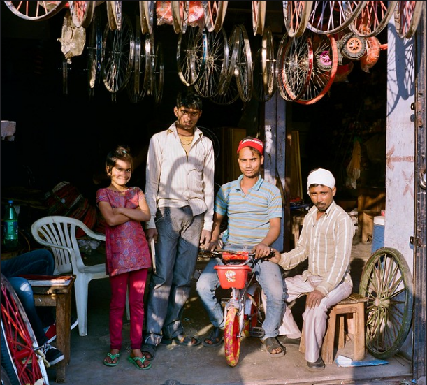 Family business in India.