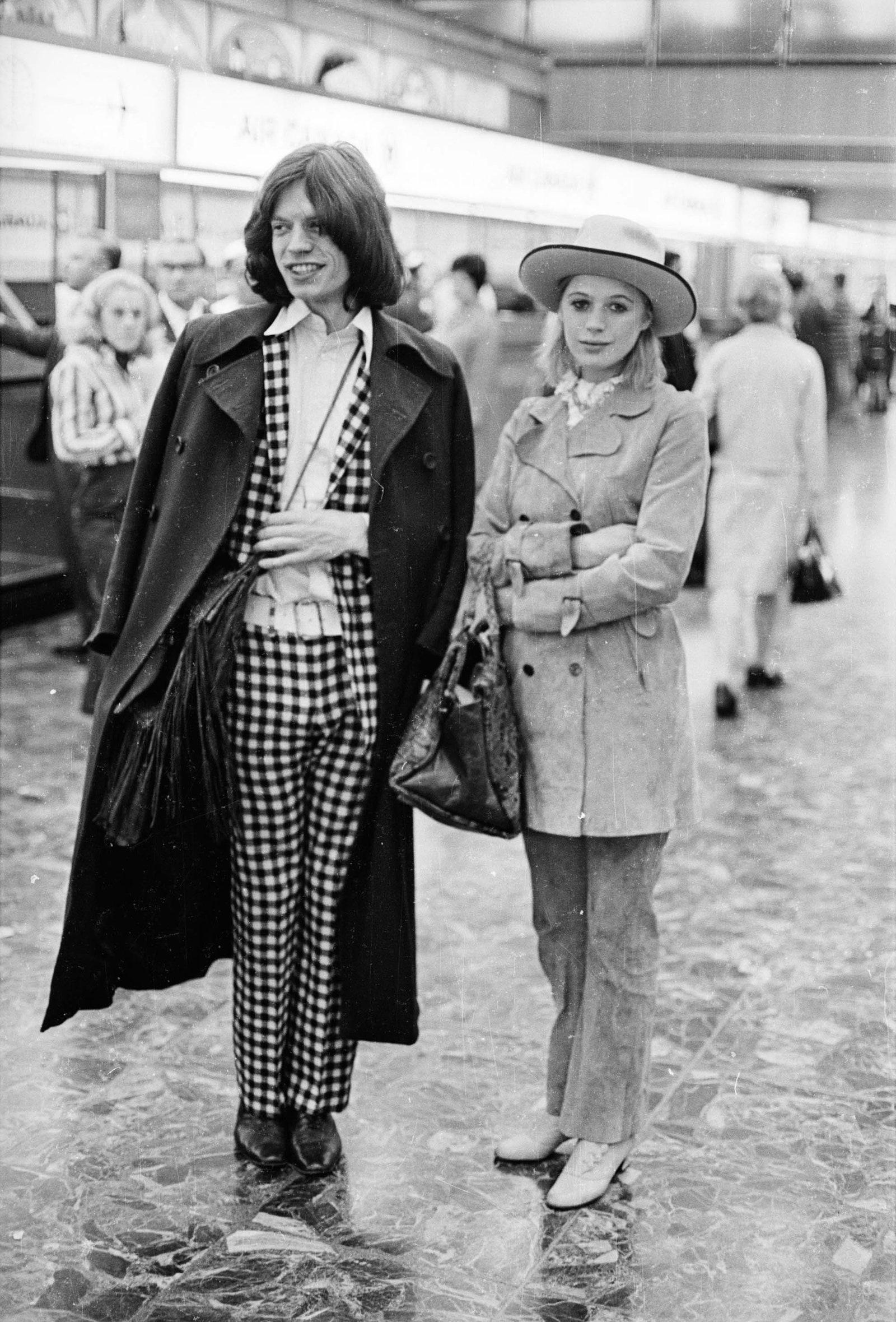 Mick Jagger in his dandy suit
