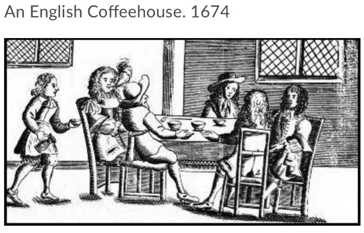 An English Coffeehouse, 1674