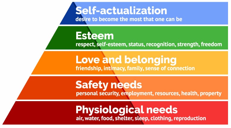  Maslow’s Hierarchy of Needs as Applied to the Target Company.