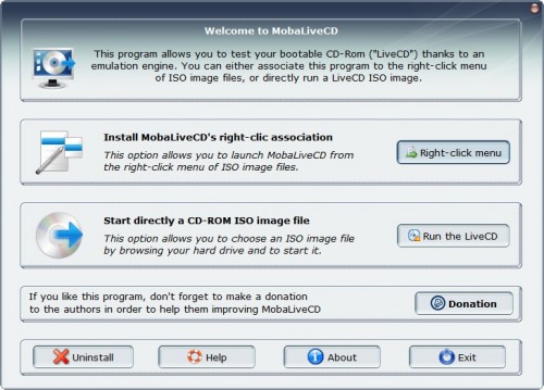 Showing How to Run a Linux Live CD.