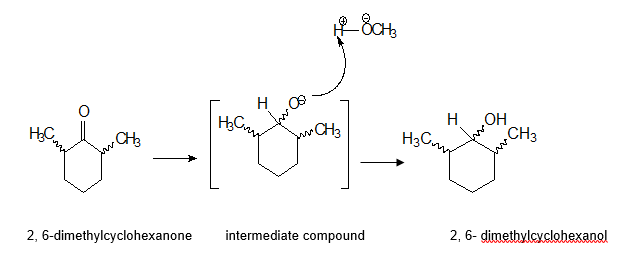 Sodium Borohydride Reduction of 2, 6-Dimethylcyclohexanone