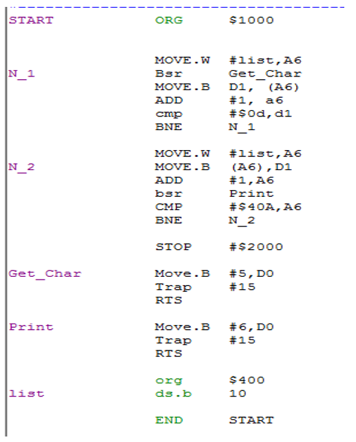 Program codes.