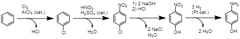 Production of PAP from chlorobenzene