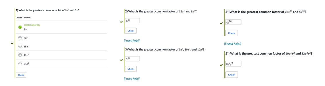 “The Greatest Common Factor” by Khan Academy