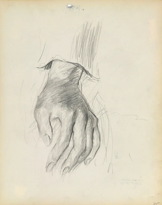 The “Hand” Drawing by Charles White
