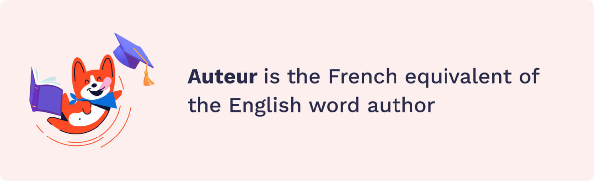 Auteur definition.