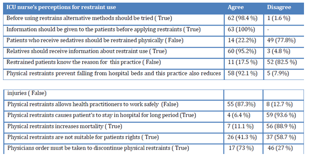 Physical Restraints in Acute and Intensive Care Units