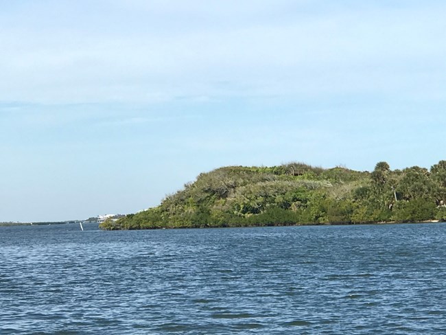 Turtle Mound on water edge 